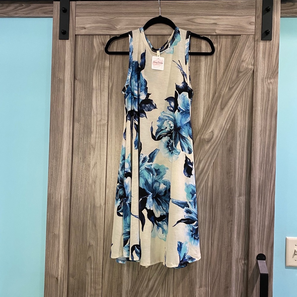 Sleeveless Floral Dress